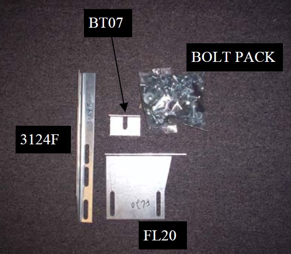 Owens Products 10-1156 Running Board Mounting Bracket Kit For Transender Running Boards 87-96 Ford F-Series Standard Cab Heavy Gauge Steel Silver Owens Products - Truck Part Superstore