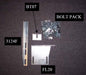 Owens Products 10-1156 Running Board Mounting Bracket Kit For Transender Running Boards 87-96 Ford F-Series Standard Cab Heavy Gauge Steel Silver Owens Products - Truck Part Superstore