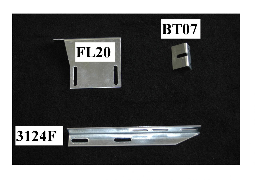 Owens Products 10-1157 Running Board Mounting Bracket Kit For Transender Running Boards 87-96 Ford F-Series Super Heavy Gauge Steel Silver Owens Products - Truck Part Superstore