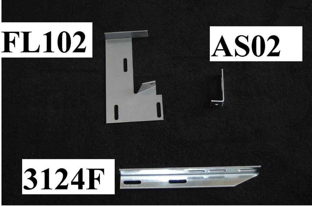 Owens Products 10-1159 Running Board Mounting Bracket Kit For Transender Running Boards 00-14 Chevrolet Suburban No Z71 Flares Heavy Gauge Steel Silver Owens Products - Truck Part Superstore