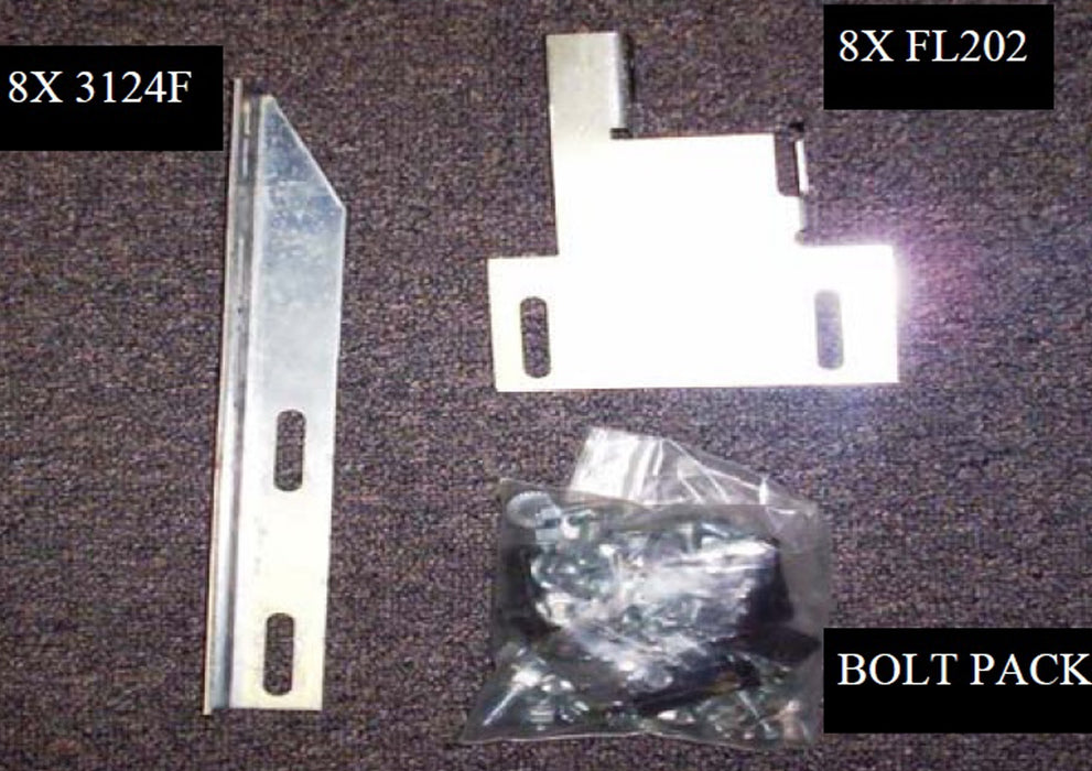 Owens Products 10-1160 Running Board Mounting Bracket Kit For Transender Running Boards 11-16 Kia Sportage Heavy Gauge Steel Silver Owens Products - Truck Part Superstore
