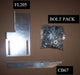 Owens Products 10-1169 Running Board Mounting Bracket Kit For Transender Running Boards 04-15 Nissan Titan King Cab King Cab Heavy Gauge Steel Silver Owens Products - Truck Part Superstore