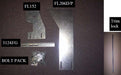 Owens Products 10-1172 2011 3174-01 Bracket Kit (Must Order Separately) 11-18 Ram W/O Flares 8.2 Ft Long Bed Heavy Gauge Steel Silver Owens Products - Truck Part Superstore