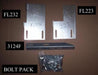 Owens Products 10-1208 Running Board Mounting Bracket Glastep Custom Fiberglass 11-17 Nissan NV Full Size Van Heavy Gauge Steel Silver Owens Products - Truck Part Superstore