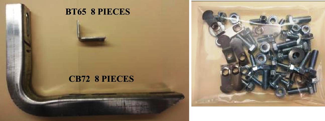 Owens Products 10-1210 67689-01 Bracket Kit (Must Order Separately) 13-17 Nissan Nv0 Heavy Gauge Steel Silver Owens Products - Truck Part Superstore