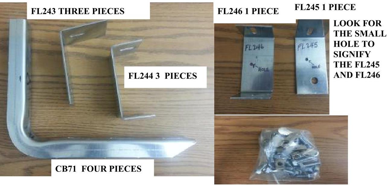 Owens Products 10-1211 67688-01 Bracket Kit (Must Order Separately) 13-16 Acadia Denali Heavy Gauge Steel Silver Owens Products - Truck Part Superstore