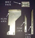 Owens Products 10-1260 Running Board Mounting Bracket Kit For 3213-01 15-18 Chevrolet Silverado Heavy Gauge Steel Silver Owens Products - Truck Part Superstore