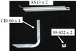 Owens Products 10-1273 Running Board Mounting Bracket Classicpro Series 4 Inch Riser / Ocb Brackets 07-09 Dodge Sprinter Van Heavy Gauge Steel Silver Owens Products - Truck Part Superstore