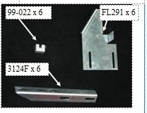 Owens Products 10-1300 Running Board Mounting Bracket Kit 16-17 Nissan Titan Crew Cab Heavy Gauge Steel Silver Owens Products - Truck Part Superstore