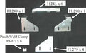 Owens Products 10-1303 Running Board Mounting Bracket Kit For Transender Running Boards 16-17 Kia Sorento Heavy Gauge Steel Silver Owens Products - Truck Part Superstore