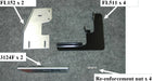 Owens Products 10-1316 Running Board Mounting Bracket Fusion Bracket Kit 13-18 Ram 1500/2500/3500 Crew Cab Heavy Gauge Steel Black Owens Products - Truck Part Superstore