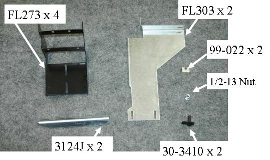 Owens Products 10-1318 Running Board Mounting Bracket Fusion Bracket Kit 15-18 Ford F150 Light Duty Standard Cab Heavy Gauge Steel Silver Owens Products - Truck Part Superstore