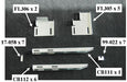 Owens Products 10-1322 Running Board Mounting Bracket Kit For 684097W-01 11-17 Nissan NV Full Size Van Heavy Gauge Steel Silver Owens Products - Truck Part Superstore