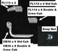 Owens Products 10-1338 Running Board Mounting Bracket Fusion Bracket Kit 07-17 Toyota Tundra Standard Cab Heavy Gauge Steel Silver Owens Products - Truck Part Superstore