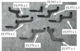 Owens Products 10-1354 Running Board Mounting Bracket Kit For 6838114W-01 15-18 Ford Transit Van 148 Inch Heavy Gauge Steel Black Owens Products - Truck Part Superstore