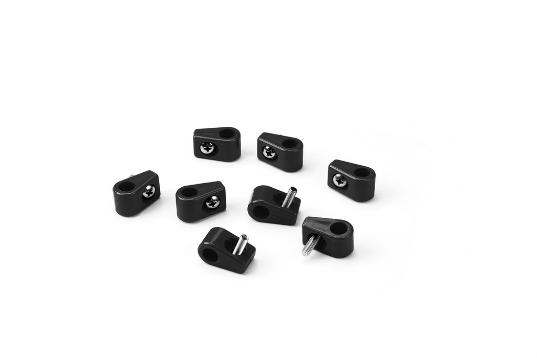 Lokar 10-250-11 Single Place T Clamp; 1/4 in.; 8 Pieces; Black; - Truck Part Superstore