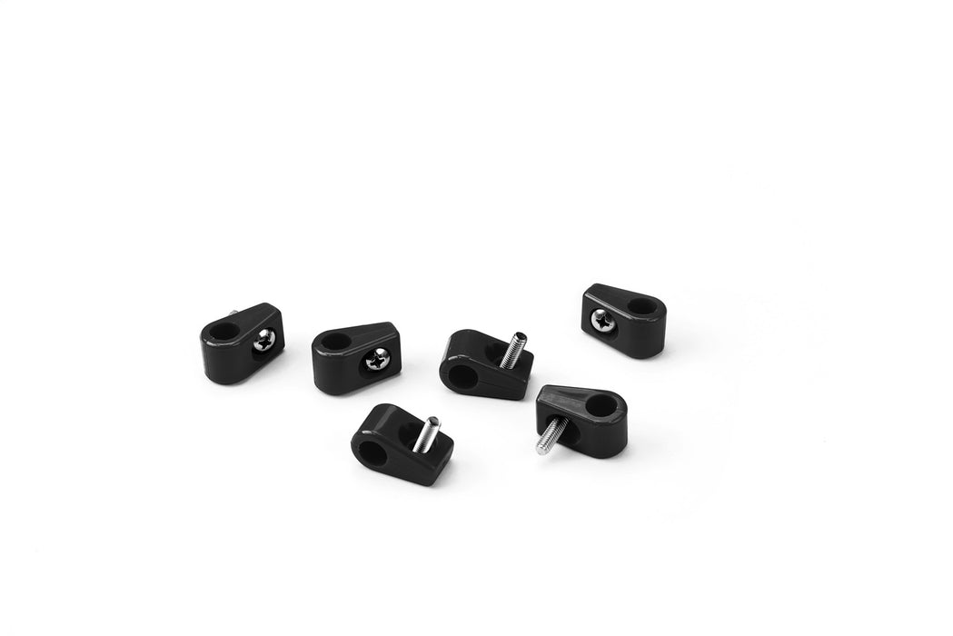 Lokar 10-313-11 Single Place T Clamp; 5/16 in.; 6 Pieces; Black; - Truck Part Superstore