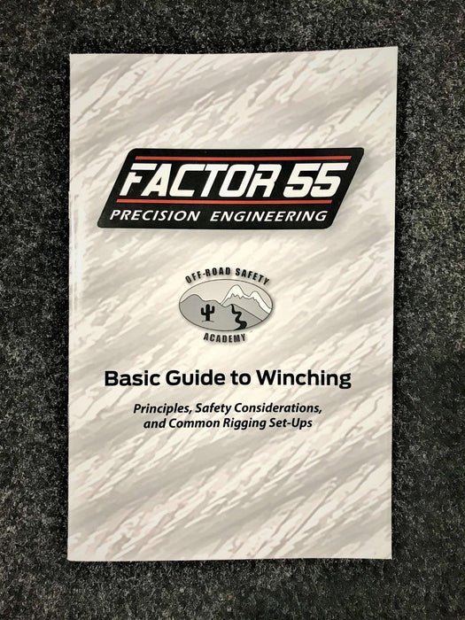Factor 55 10000 Basic Guide To Winching Manual Factor 55 - Truck Part Superstore