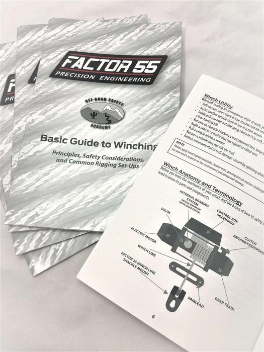 Factor 55 10000 Basic Guide To Winching Manual Factor 55 - Truck Part Superstore