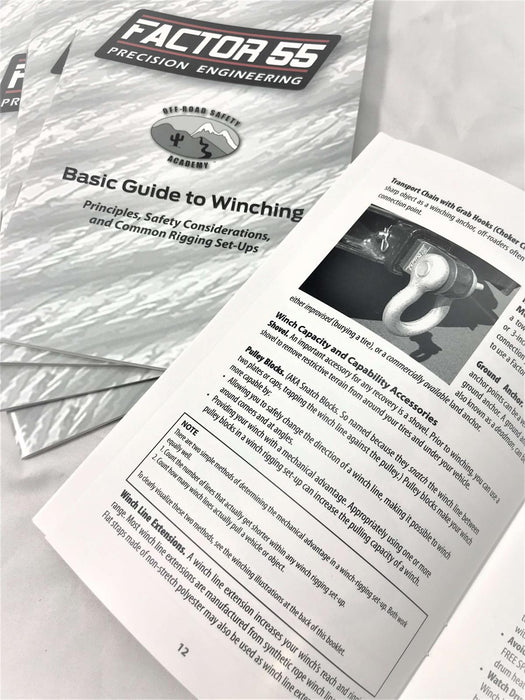 Factor 55 10000 Basic Guide To Winching Manual Factor 55 - Truck Part Superstore