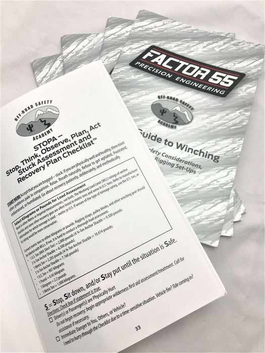 Factor 55 10000 Basic Guide To Winching Manual Factor 55 - Truck Part Superstore