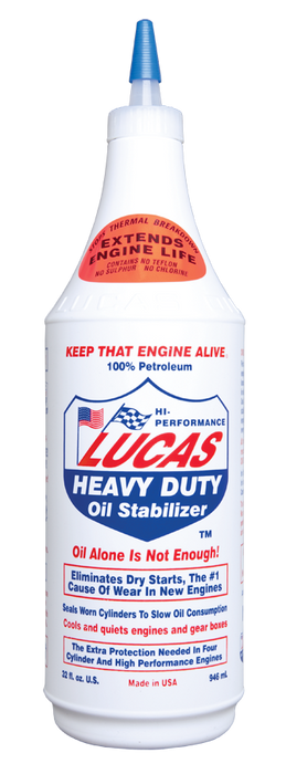Lucas Oil Products 10001 Heavy Duty Oil Stabilizer - Truck Part Superstore