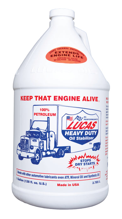 Lucas Oil Products 10002 Heavy Duty Oil Stabilizer - Truck Part Superstore