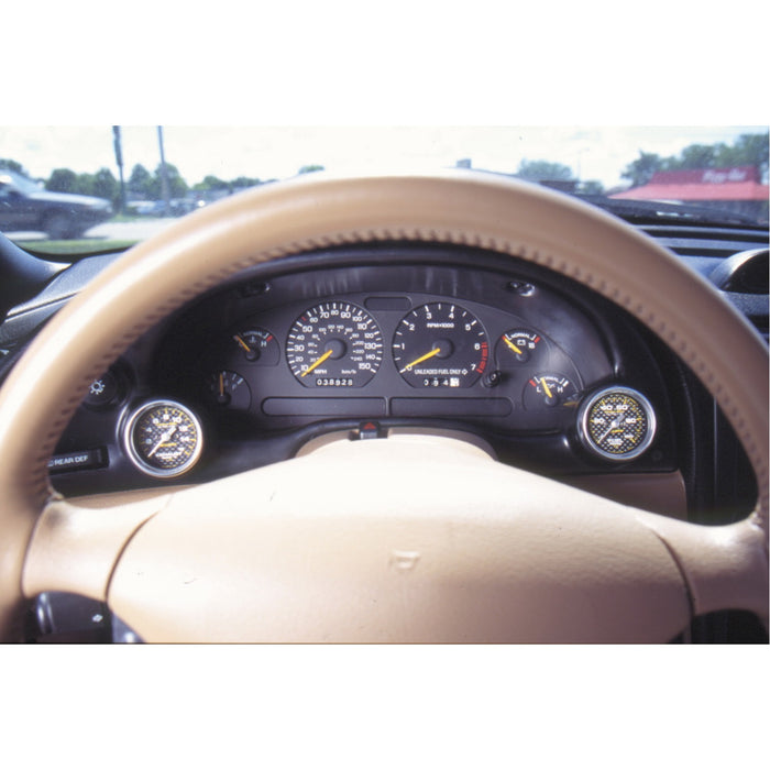 AutoMeter 10003 GAUGE MOUNT; INSTRUMENT CLUSTER BEZEL; DUAL; 2 1/16in.; FORD MUSTANG 94-00 SN95 - Truck Part Superstore