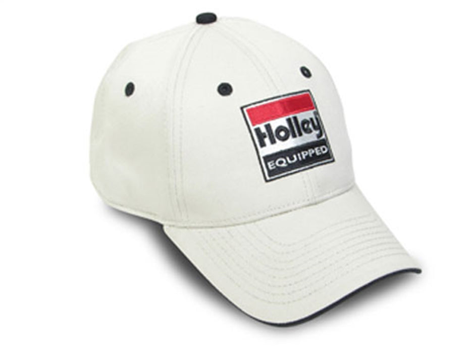 Holley 10007HOL Cap; Holley Equipped Logo; Gray; - Truck Part Superstore