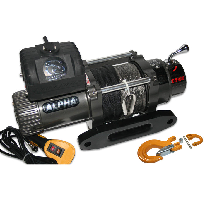 Bulldog Winch 10009 8288 Comp Winch W/75 Ft Synthetic Rope Bulldog Winch - Truck Part Superstore