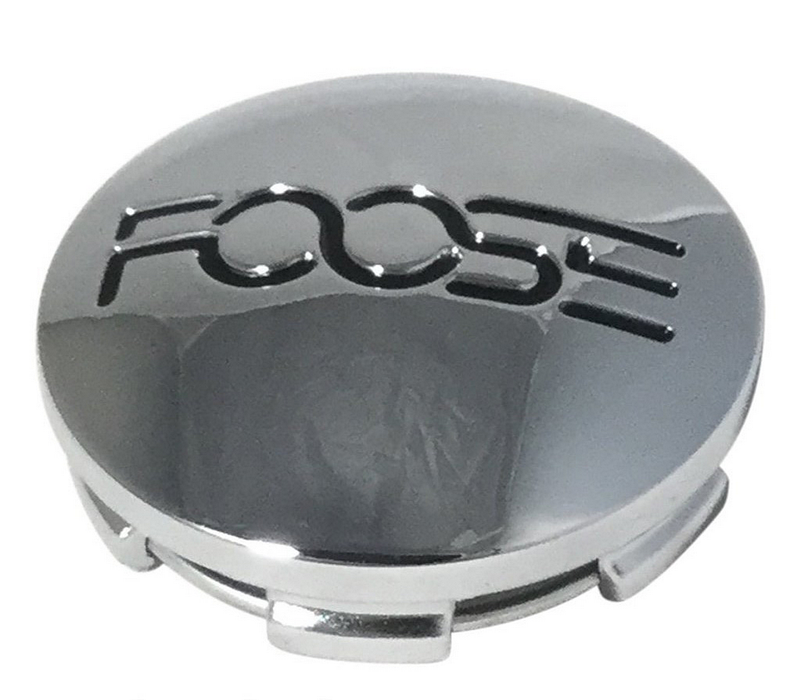 Foose 2PC 1001-13 FOOSE 2.47" SNAP IN CHROME CAP - Truck Part Superstore