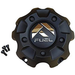 Fuel 2PC 1001-57B FUEL 5X4.5/5X5.0 CAP-MATTE BLACK - Truck Part Superstore