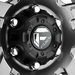 Fuel 2PC 1001-57GB FUEL 5X4.5/5X5.0 CAP-GLOSS BLACK - Truck Part Superstore