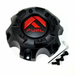 Fuel 2PC 1001-58MBQ FUEL CAP 6 LUG MATTE BLACK RED TINT - Truck Part Superstore