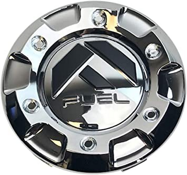 Fuel 2PC 1001-58 FUEL CHROME 6 LUG CAP-SHORT (1.35") - Truck Part Superstore
