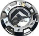 Fuel 2PC 1001-58 FUEL CHROME 6 LUG CAP-SHORT (1.35") - Truck Part Superstore