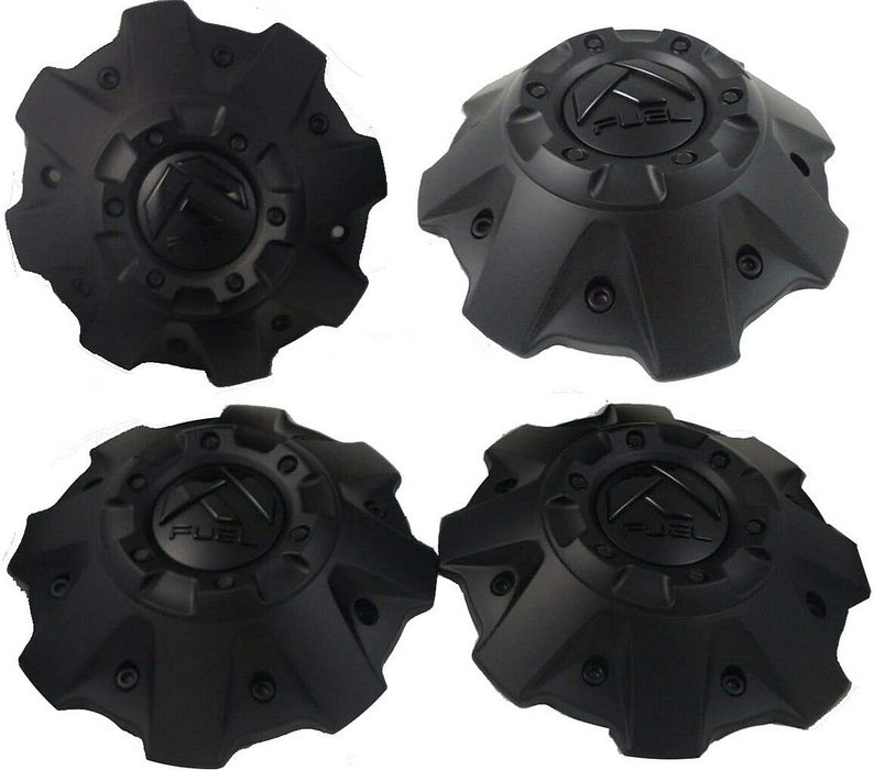 Fuel 2PC 1001-61B FUEL 5X135/ 5X5.5 CAP MATTE BLK - Truck Part Superstore