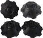 Fuel 2PC 1001-61B FUEL 5X135/ 5X5.5 CAP MATTE BLK - Truck Part Superstore