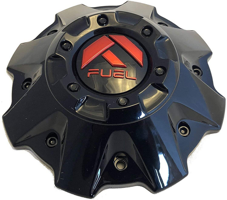 Fuel 2PC 1001-63GBQ FUEL GL-BLK/RED COV CAP 5/6LUG-BLK RIVET - Truck Part Superstore