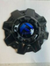Fuel 2PC 1001-63MBQ FUEL MATTE BLACK CAP RED LOGO - 5/6 LUG - Truck Part Superstore