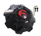 Fuel 2PC 1001-79GBQ FUEL COVERED CAP (SHORT)-GL-BLK RED TINT - Truck Part Superstore