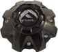 Fuel 2PC 1001-79GB FUEL GLOSS BLACK CAP-SHORT - Truck Part Superstore