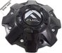 Fuel 2PC 1001-81GB FUEL 5/6 LUG GL-BLK CAP (FLAT BOTTOM) - Truck Part Superstore
