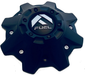 Fuel 2PC 1001-83MB FUEL 8 LUG MATTE BLACK CAP (FLAT BOTTOM) - Truck Part Superstore