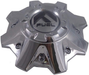 Fuel 2PC 1001-83 FUEL 8 LUG CHROME CAP (FLAT BOTTOM) - Truck Part Superstore
