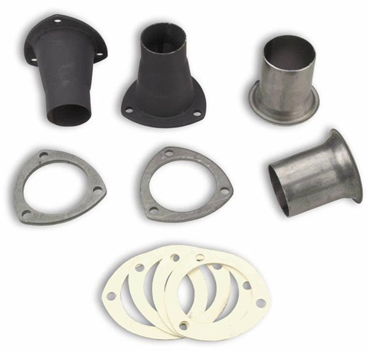 Flowtech 10011FLT Terminator Reducers/Street Hookups; 3 Bolt; 3 in. Inlet; 2.125 in. Outlet; - Truck Part Superstore