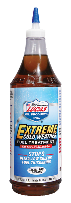 Lucas Oil Products 10012 Extreme Cold Weather Fuel Treatment - Truck Part Superstore