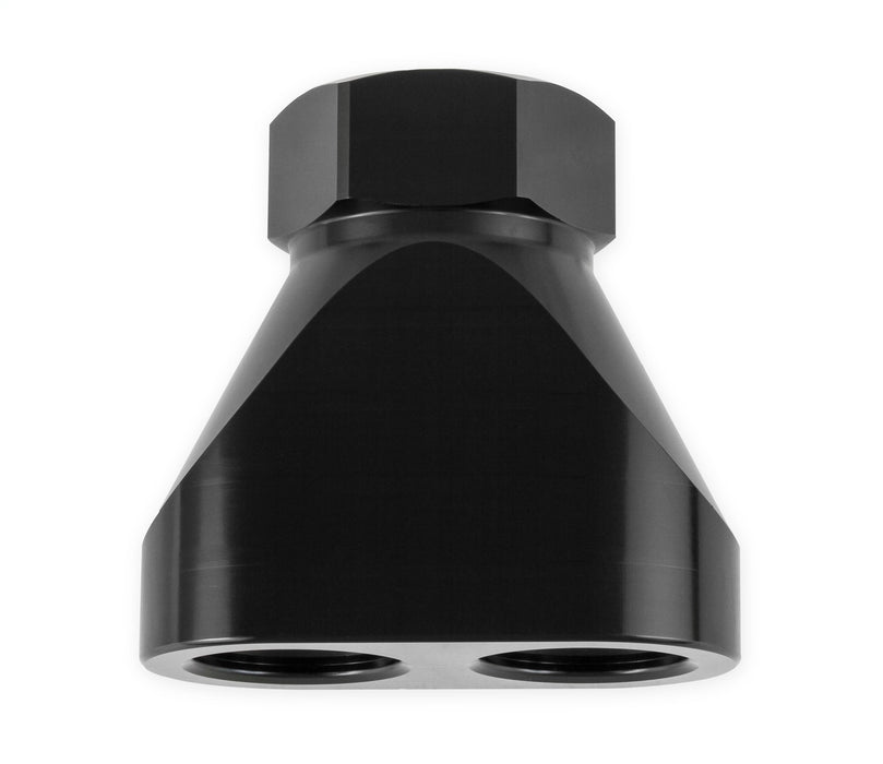 Earl's Performance 100162ERL Fuel Distribution Y Block; One -12AN O-Ring Port; Two -10AN O-Ring Port; - Truck Part Superstore