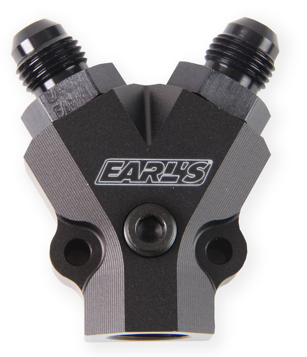 Earl's Performance 100181ERL Fuel Distribution Y Block - Truck Part Superstore