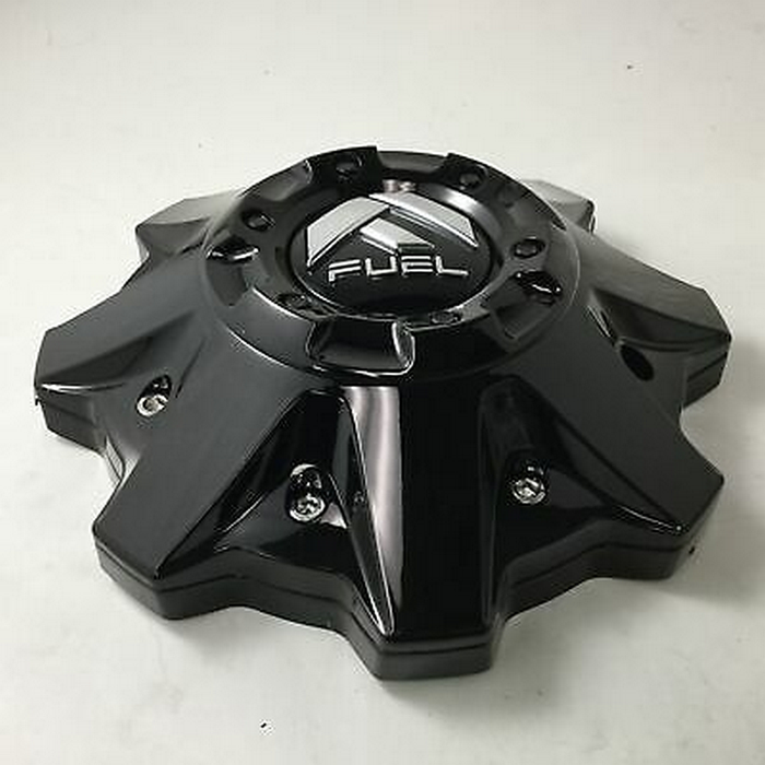 Fuel 2PC 1002-49GBR FUEL GL-BLK (FLAT) 8L 2.4"-BLK BOLTS - Truck Part Superstore